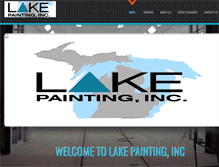 Tablet Screenshot of lakepaintinginc.com